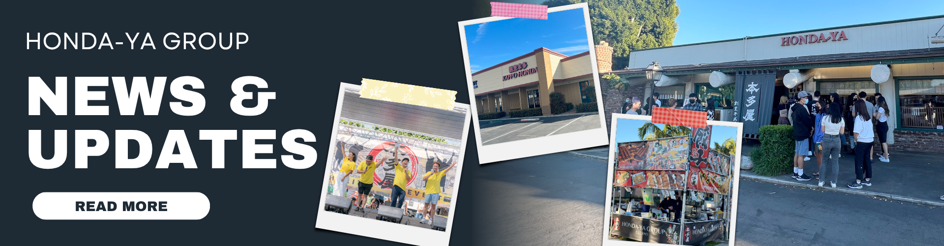 Hondaya news and update banner